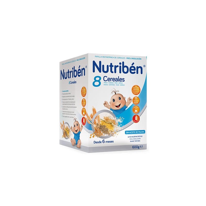 Nutribén Papilla 8 Cereales 600gr