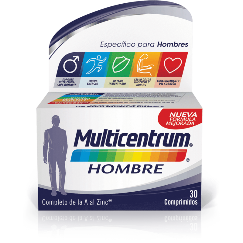 Multicentrum Multivitaminas Hombre 30 comp