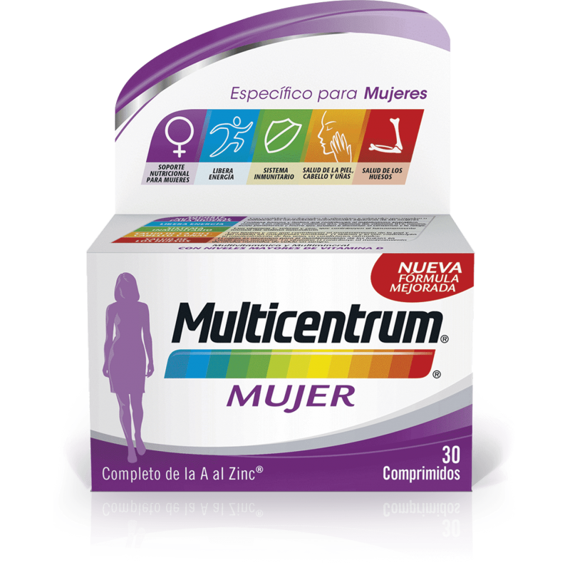 Multicentrum Multivitaminas Mujer 30 comp