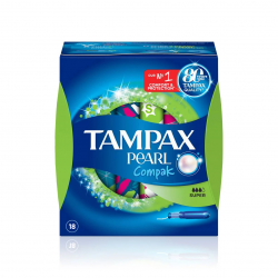 Tampax Compak Pearl Super 18uds