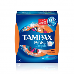Tampax Compak Pearl Super Plus 18uds